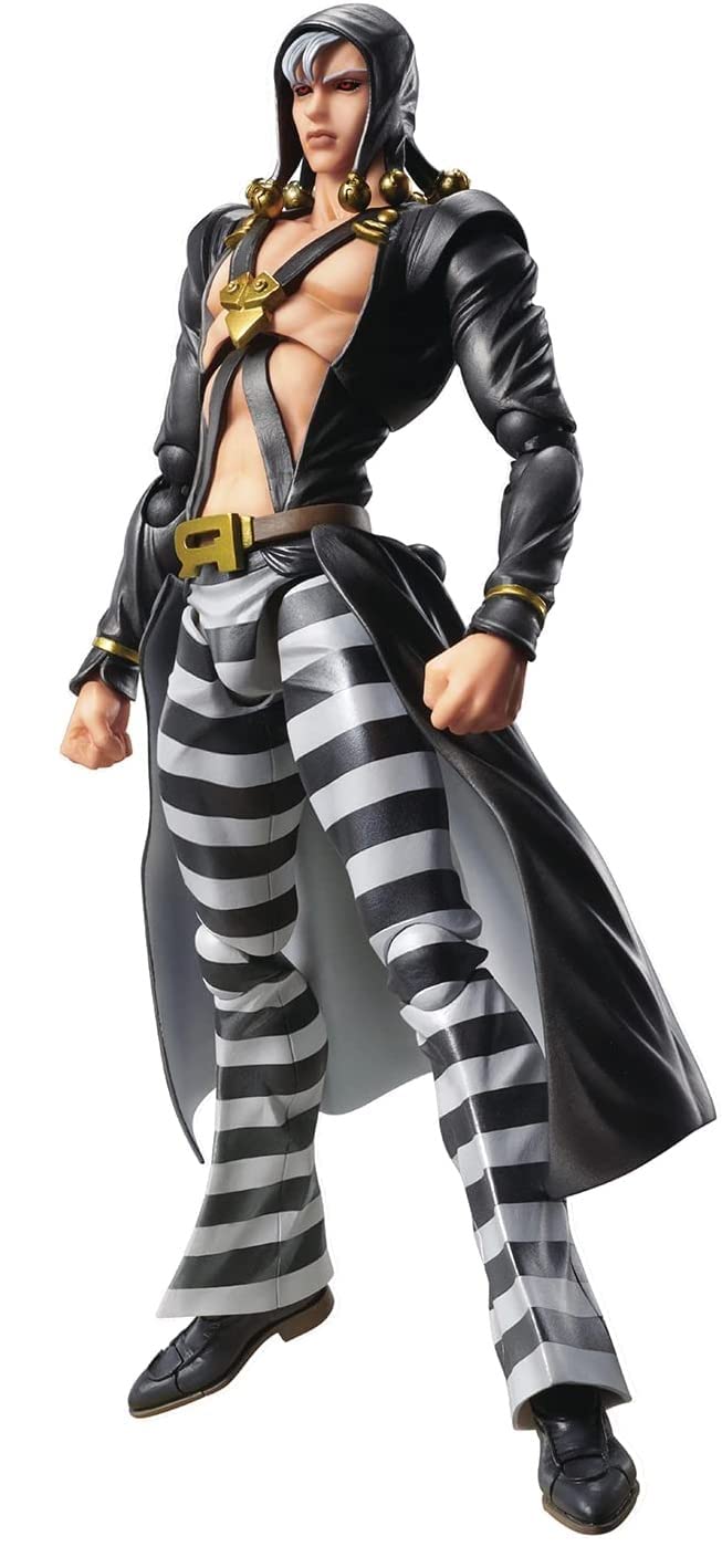 

Medicos Super Action Statue JoJo s Bizarre Adventure Part 5 [Рисотто Неро] Прибл.. 160 мм ПВХ, АБС и нейлон окрашенная подвижная фигурка