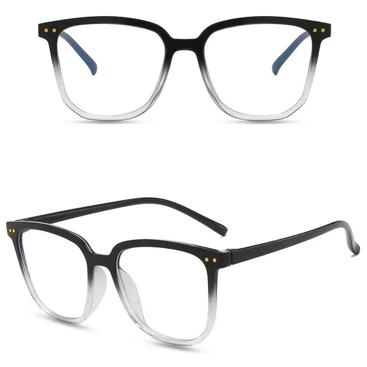 Round Eyewear Transparent Computer Glasses Frame Women Men Anti Blue Light Blocking Glasses Optical Spectacle Eyeglass