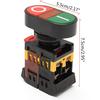 1pcs Red Green Power ON/OFF Start Stop Push Button Lighted Indicator Momentary Switch Home Tools
