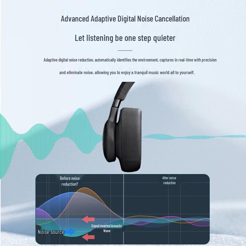 JBL LIVE 770NC Adaptive ANC Wireless Over-Ear Headphones