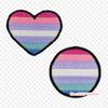 Heart Couple Love Iron on Heat Transfer Printing Vinyl Patches Sticker for Clothes DIY Appliques Washable Patches
