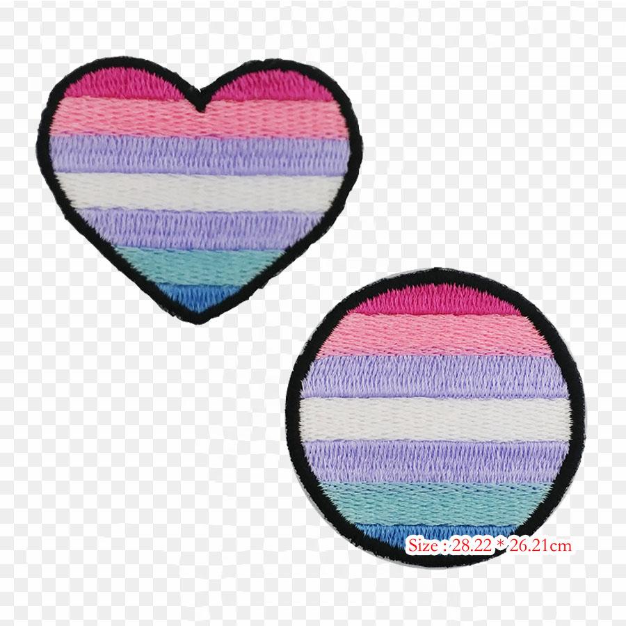 Heart Couple Love Iron on Heat Transfer Printing Vinyl Patches Sticker for Clothes DIY Appliques Washable Patches