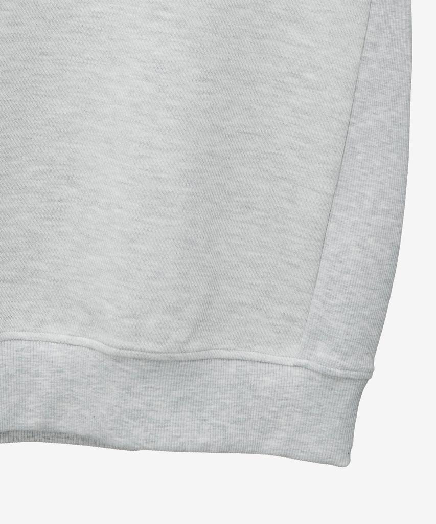 MINDBRIDGE Diagonal Oversized Oatmeal Sweatshirt