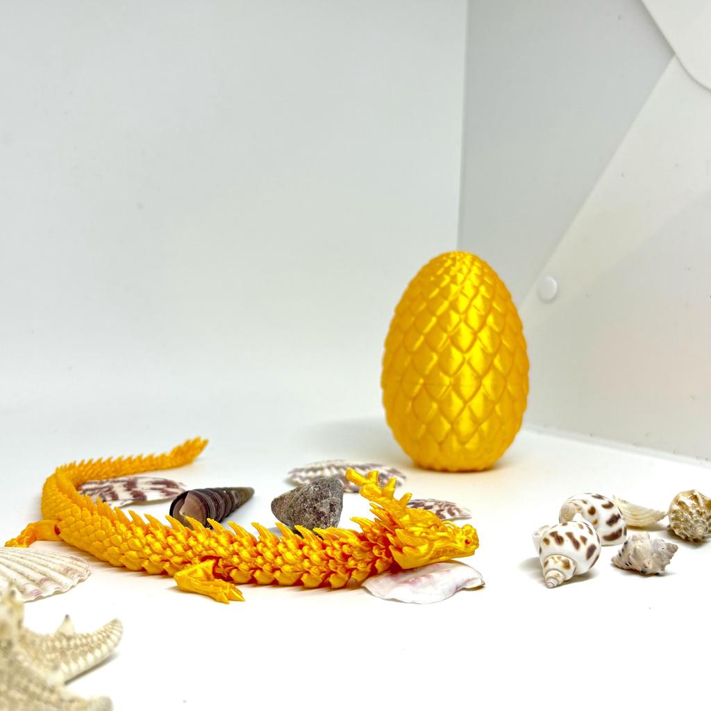 3d Printed Dragon,Chinese New Year Gift,Dragon Eggs with Dragon Inside,Dragon Decompress Adult Toy,Mystery Dragon Egg,Novelty Flying Dragon Gift