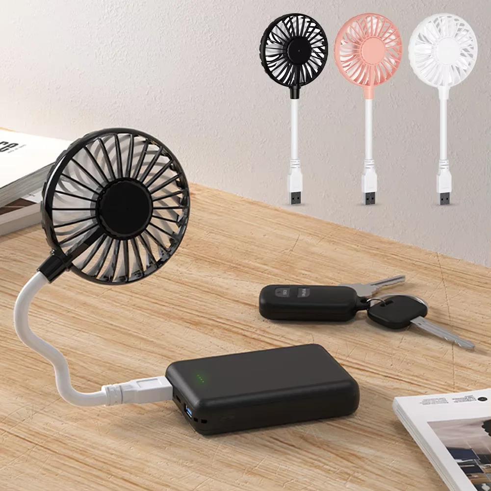 Portable USB Fan Small Cooling Fan USB Rechargeable Eyelash Eyelash Mute Cooler Handheld Fan Mini USB Rechargeable Desk