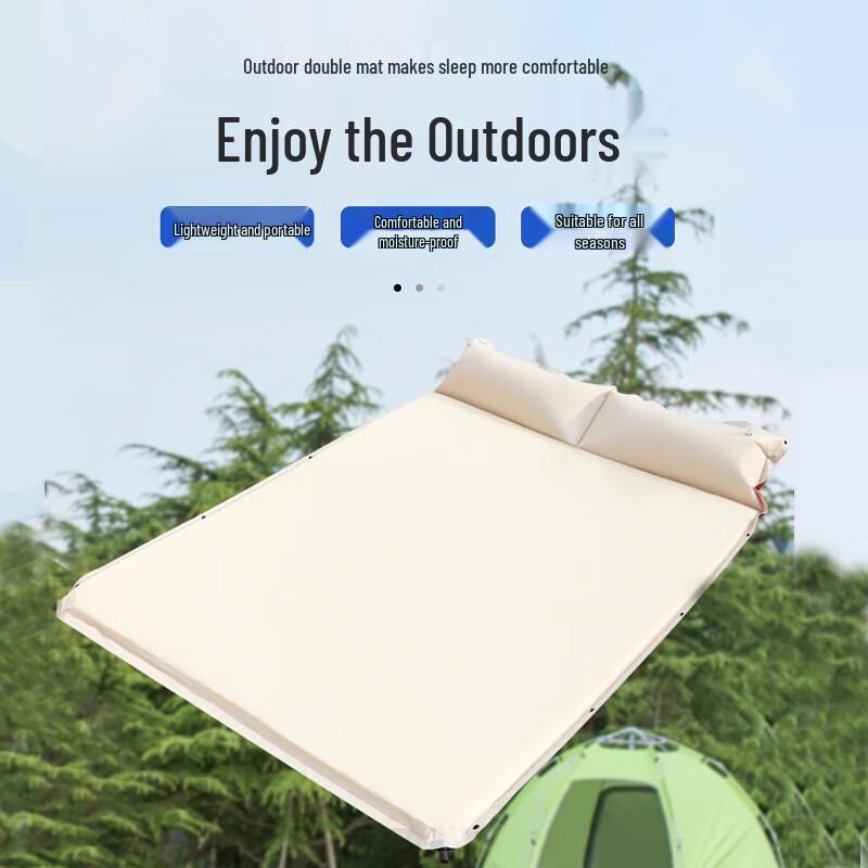 Automatic Inflatable Camping Sleeping Pad with Pillow