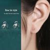 Clear Resin Earrings with Soft Glue & Invisible Ear Care for Students