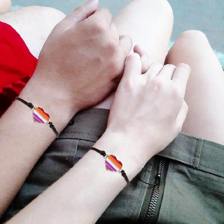 2x Minimalist Bracelet Rainbow Color Charm Wax Rope Bracelet Friendship Jewelry