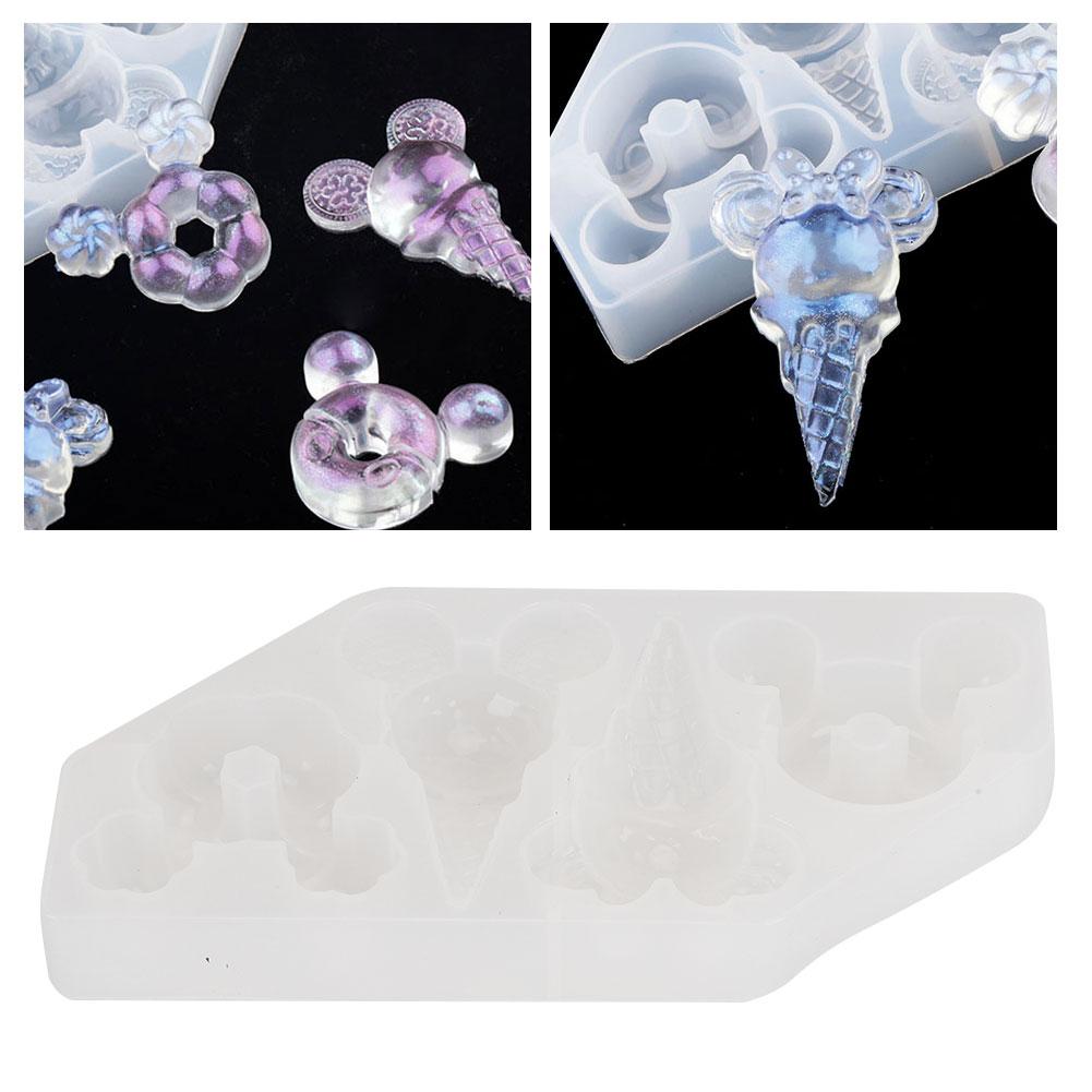 Silicone Reusable Ice Cream DIY Mold Portable Doughnut Making Mold Accessories