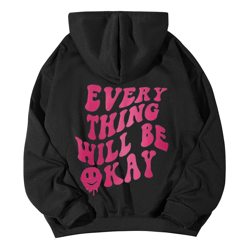 SOLY HUX Women's Sweatshirt Pattern Hoodie Casual Long Sleeve Loose Pullover with Kangaroo Pocket