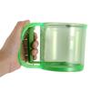 1Pcs Non-Stick Baking Tools Semi-Automatic Flour Sifter Transparent With Hand Press Design Kitchen Filter Screen Flour Sieve
