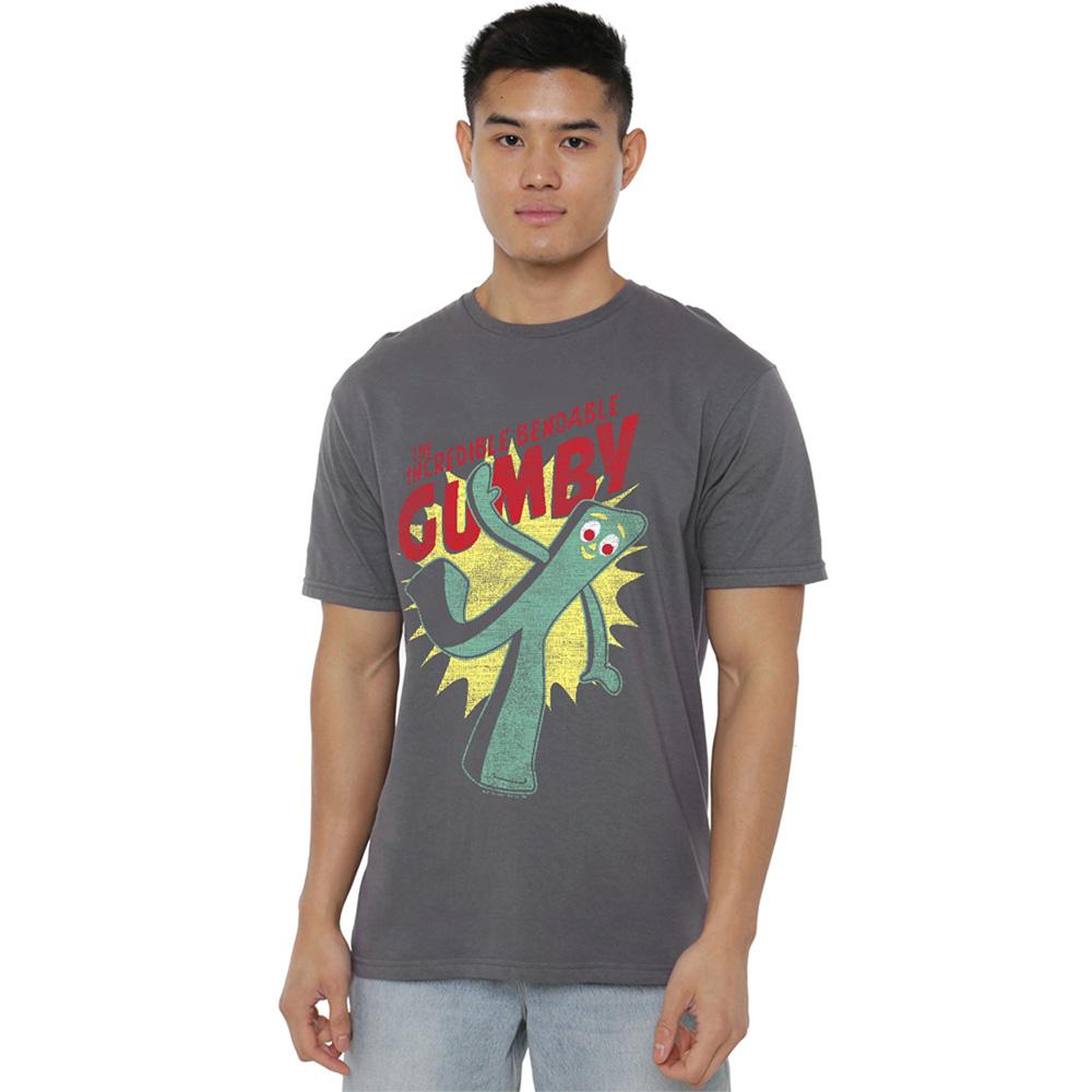 Gumby Unisex Erwachsene Das Unglaubliche Biegsame T-Shirt