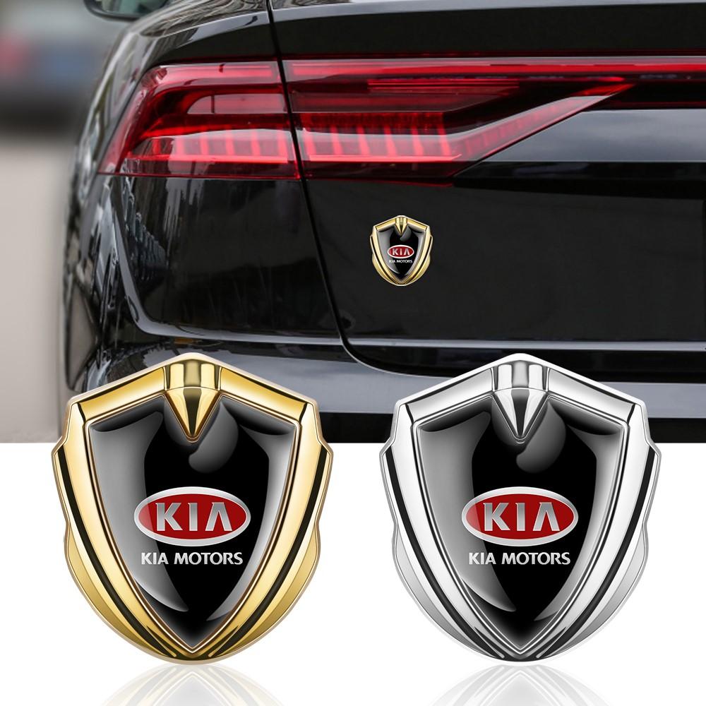 SKTF2 1Pcs Metal Car Emblem Body Trunk Decoration Sticker Accessories For Kia Picanto Rio Ceed Sportage Cerato Soul Sorento Optima