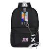 Boys Bts Bangtan Backpack School Bookbag Student Travel Shoulder Bag Rucksack