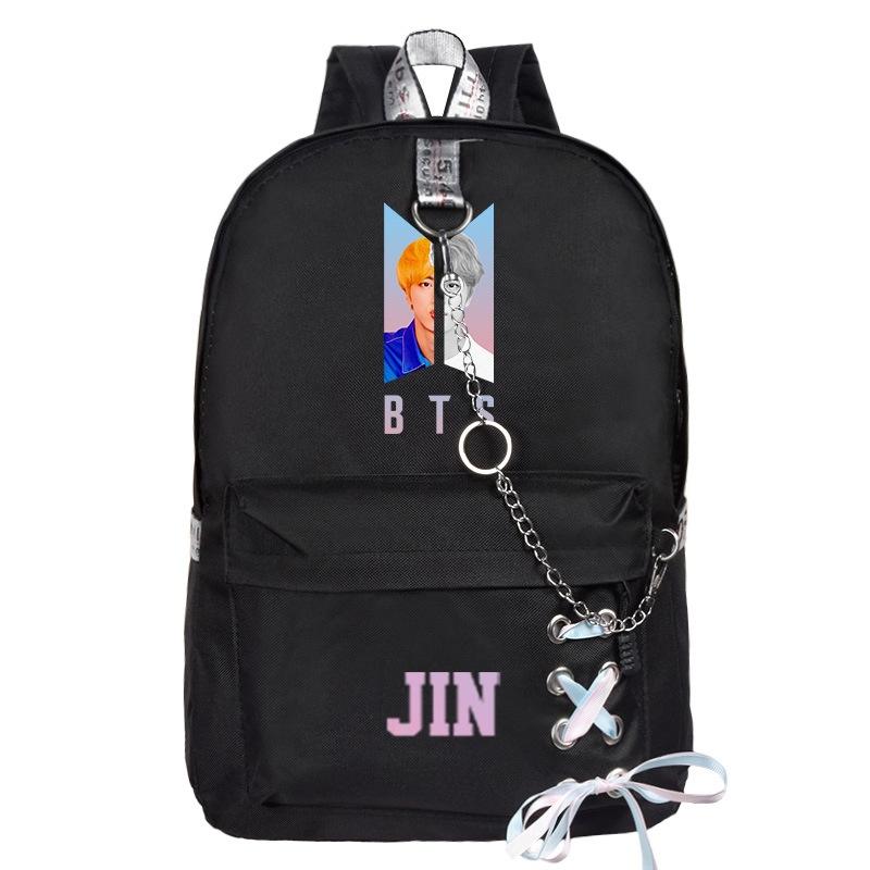 Boys Bts Bangtan Backpack School Bookbag Student Travel Shoulder Bag Rucksack