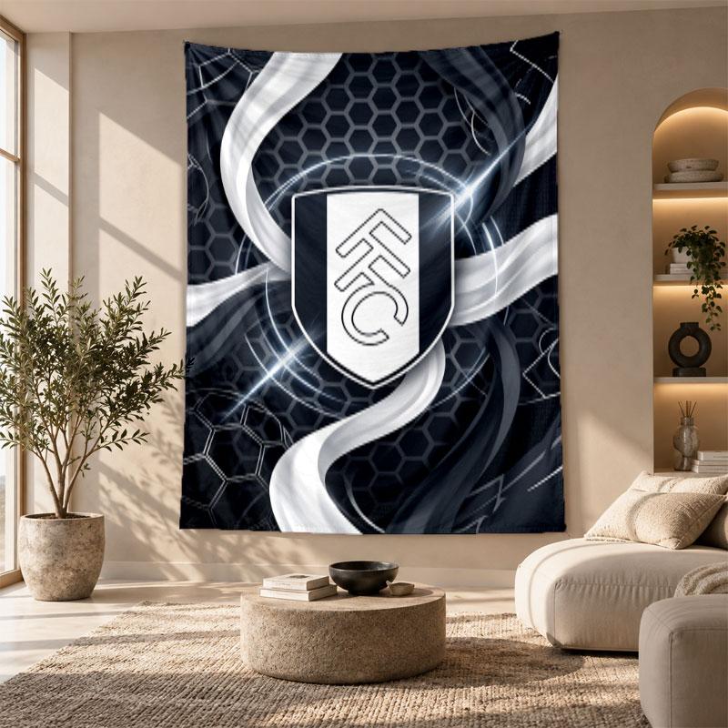 Decorative Tapestry,Fulham Football Printed Wall Art, Lightweight Wall Hanging For Bedroom Background