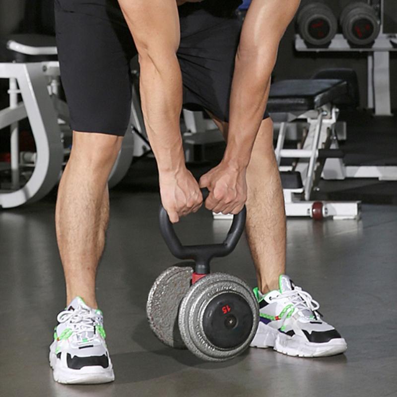 Tragbarer Kettlebell-Adapter Kettlebell-Griffaufsatz Hantel zu Kettlebell Konverter Fitnessgerät Langlebig
