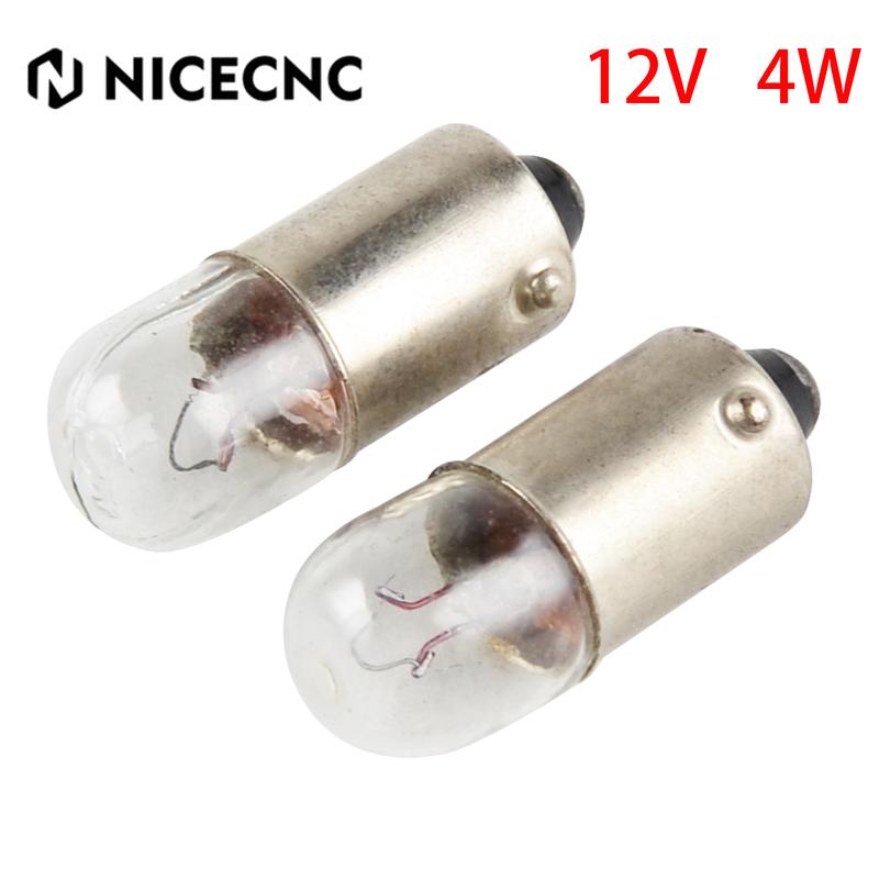 2PCS 12V 3.4W Tachometer Speedometer Light Taillight Bulbs For Honda CB175 CB200 CB350 CL175 CL200 CL350 CL360 CJ360 CB500 CB750
