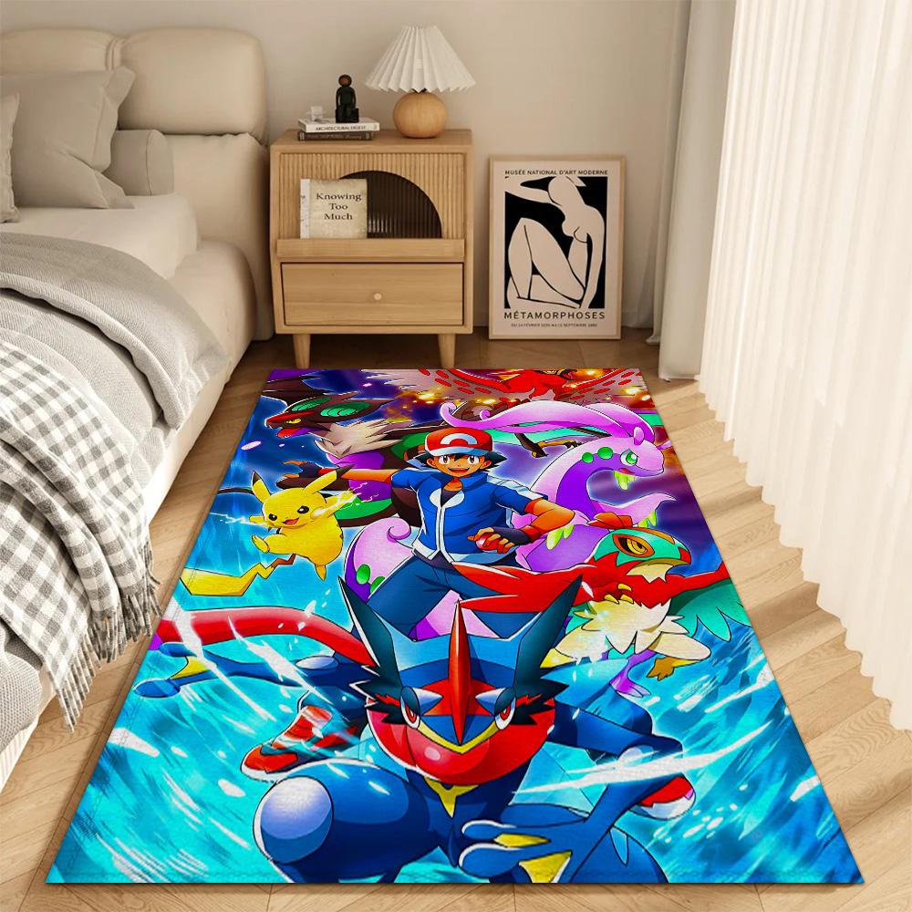 Fashion Entrance Mat Living Room Rugs Decoration P-Pokemon Bedroom Carpet for Kitchen Balcony Doormat Front Door Floor Mats Bath