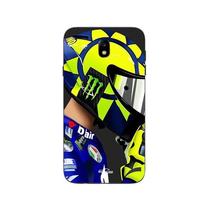 Coque de téléphone - MANIACASE - Samsung Galaxy J7 2018 - Silicone TPU - Motif Valentino Rossi - Souple