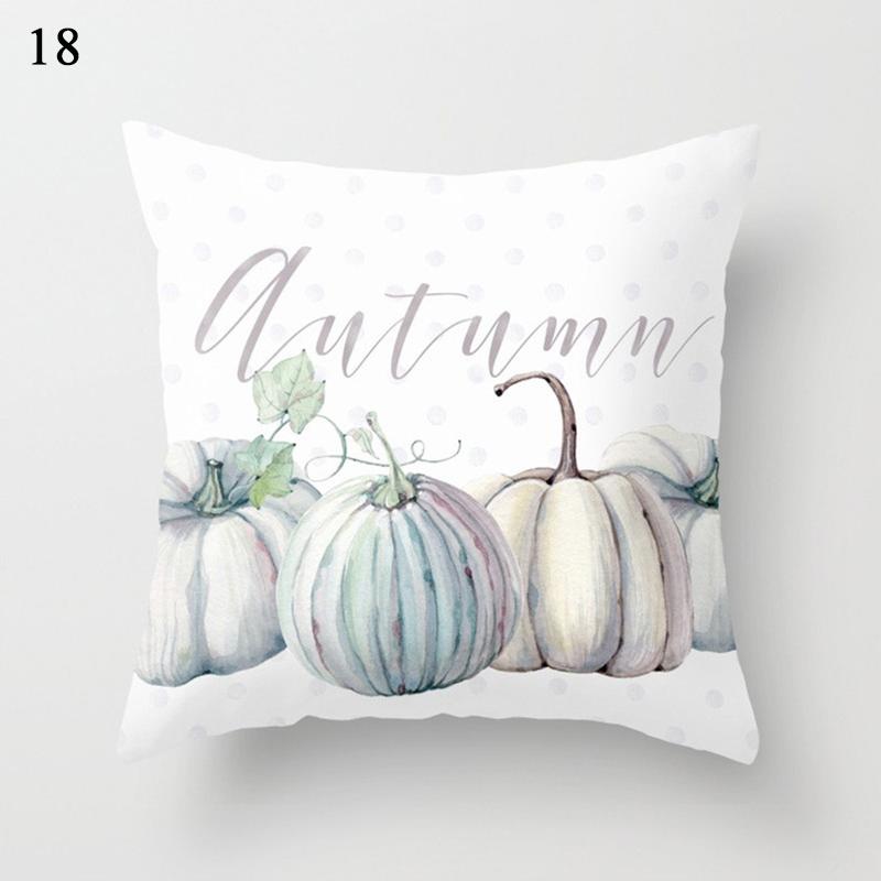 Halloween Pillow Case Linen Sofa Pumpkin Ghosts Cushion Cover Home Decoration Pillowcases Housse De Coussin Throw Pillow Cover