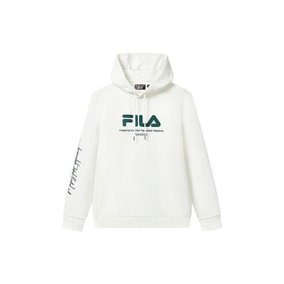 Sweatshirts Men's White Hooded Moderate Regular F11M319206F-WT