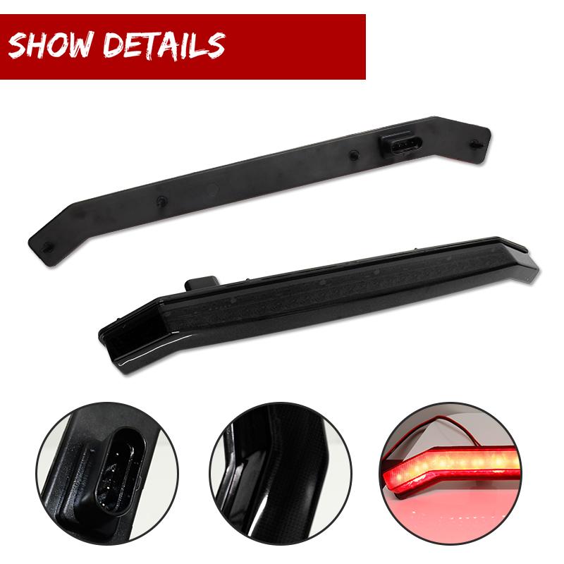 1PC Red LED Rear Center Tail Brake Light For 2017-2021 Polaris Sportsman 850 1000 For 2019-2022 Polaris RZR XP 1000 / Turbo