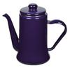 Cafetière Émaillée Métal Perle pour Cafétéria 1.1L Bleu Marine HB-2585