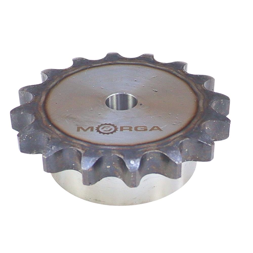 Hardened Chain Sprocket with Flange, Hub 16B-1 (R1 1) Z-16 Outer Diameter - 141.8 MORGA