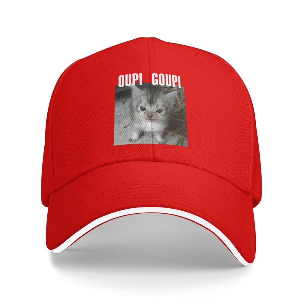 Baseball Caps Oupi Goupi Cat Meme Graphic Unisex Outdoor Spring Caps
