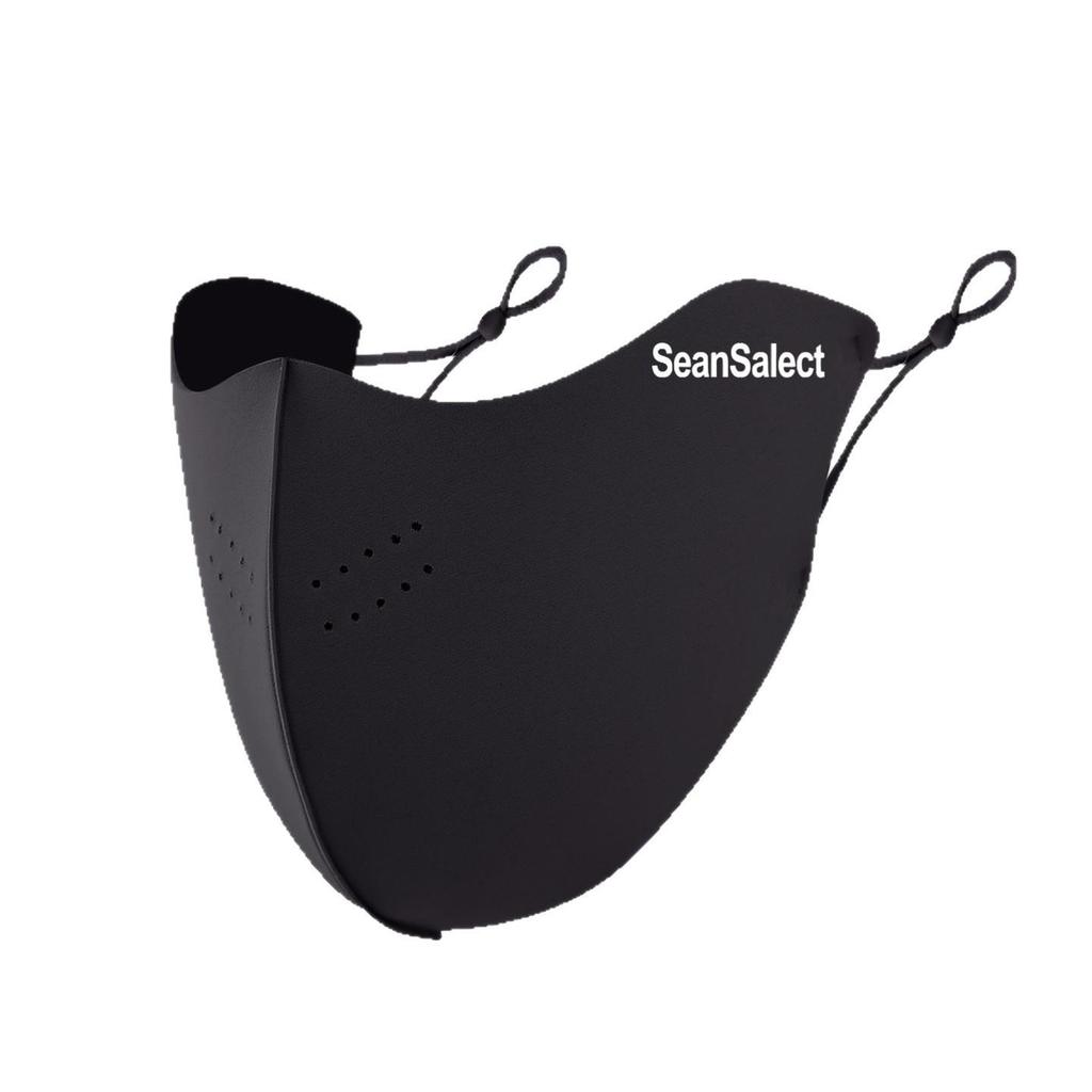 Warm Fishbone 3D Windproof Plush Mask: Thickened for Winter with Eye Protection and Face-Slimming Features.