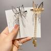 Moving Butterfly Tassel Hairpin Girl Retro Sweet Fairy Hairclips Side Clip Hair Tie Korean  Hair Accessories