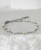 Blessed Bullet Ss-Daisy Flower Motif Array Bracelet_White Yellow/Multi