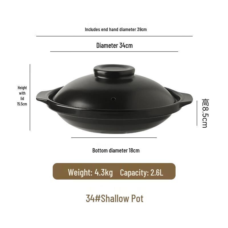 LIEI Ceramic Alcohol Stove Hot Pot