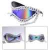 Stylish Women's Sunglasses With Elegant Metal Chain Frame For Various Occasion Daily Use and Punk Party Eye Glasses