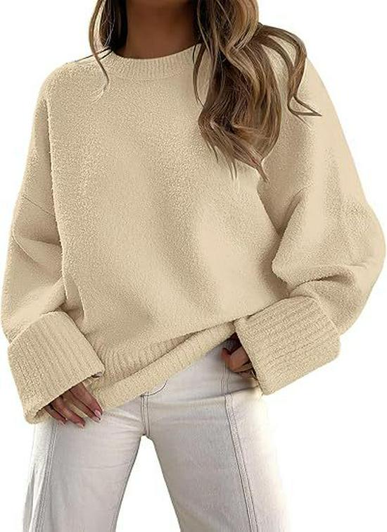 2025 Autumn/Winter European American Street Style Women's Loose Knit Sweater - Certified