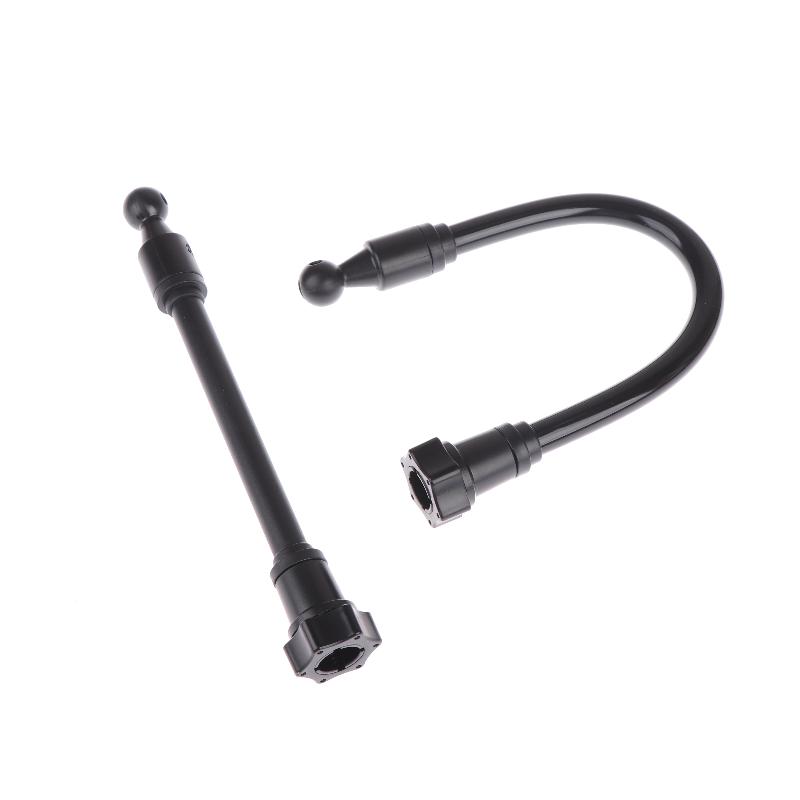 1Pcs 360 Degree Rotating Arm Flexible Adapters For Car Vent Dashboards Phone Holder 17mm Ball Mount Extension Adapter