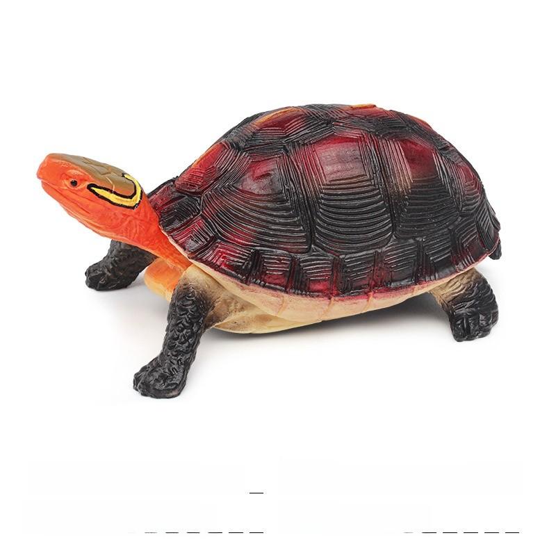 

Angonoka Tortoise Animal Model Pvc Static Figurine For Educational Learning Collectors Yellow Turtle Small
