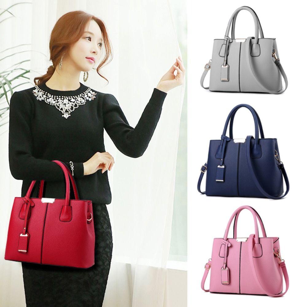 High Quality PU Ladies Hand Bags Fashion Elegant Underarm Bag Casual Versatile Large Capacity Hand-Held Shoulder Bag Women