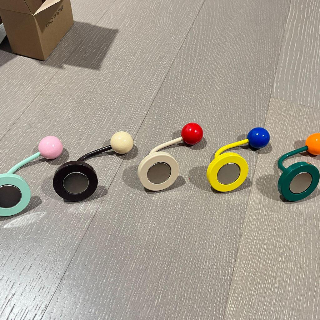 Vibrant Magnetic Adhesive Hook - No-Drill, Strong, Traceless Design for Kitchen, Bathroom, Door, or Refrigerator.