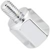 Tanax CM-3 Motorcycle Mirror, Napoleon Screw Diameter Conversion Adapter, Plating, 0.4 Inch (10 Mm) To Reverse 0.3 Inch (8 Mm)