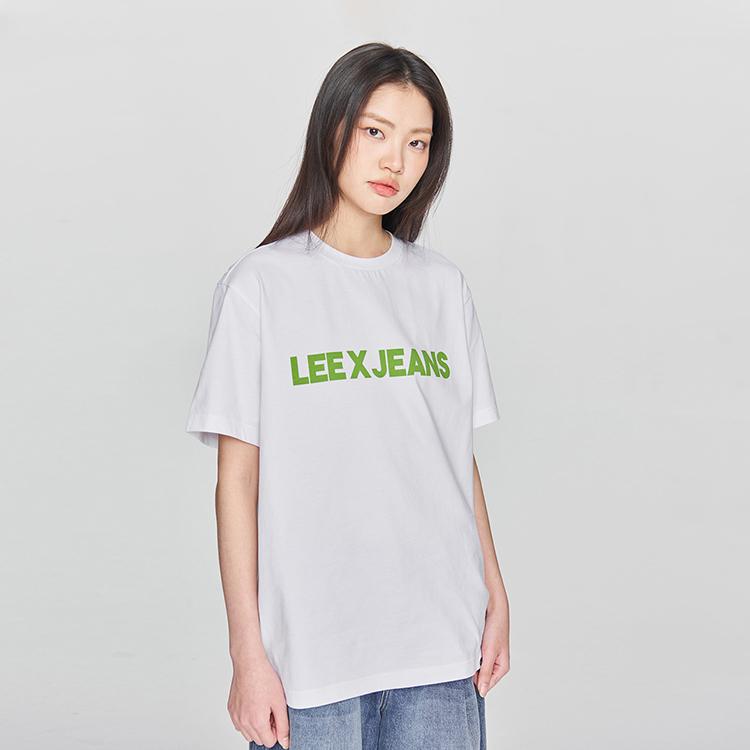 Lee T-Shirts Unisex White Crew Neck Moderate LUT0098404LE00FK14000