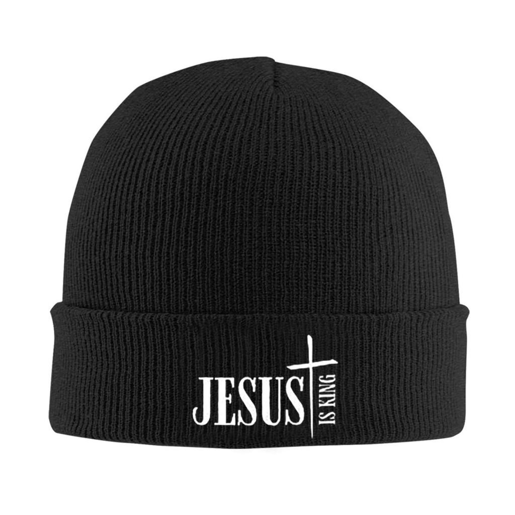 Jesus Christ Yeshua Warm Knitted Cap Hip Hop Bonnet Hat Autumn Winter Outdoor Beanies Hats for Men Women Adult