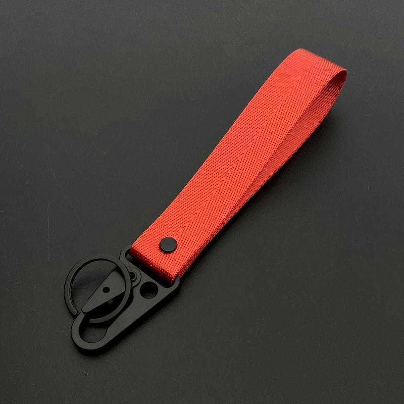 Keychain Wrist Strap Heavy Duty Colorful Nylon Webbing Strong Hanging Lanyard for Phone Wallet Travel Accessories