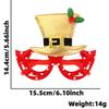 Handmade Plastic Colorful Christmas Glasses Perfect For Kids Featuring Cheerful Santa And Designs Reindeer