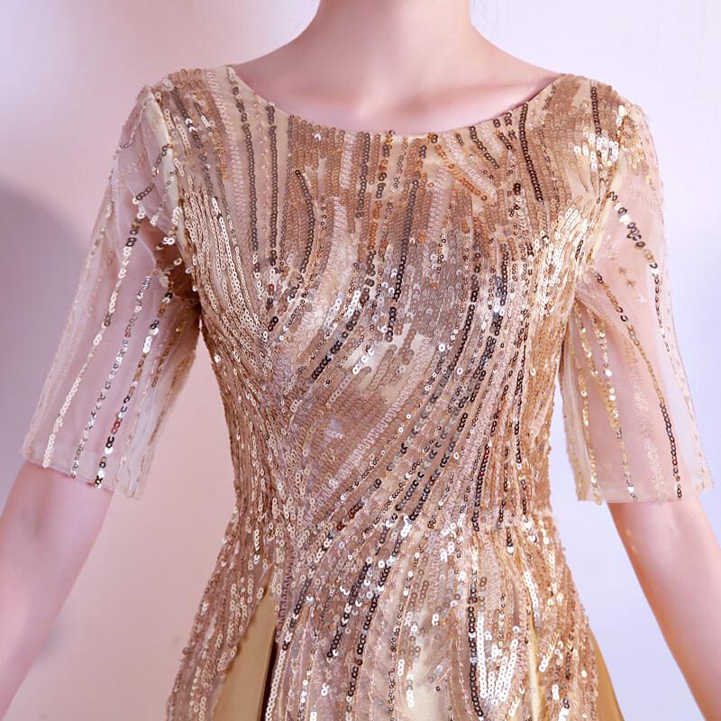 Elegantes Damen-Performance- und Abendkleid