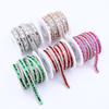 Rhinestone Trim Colorful Crystal Strip Self Adhesive Flexible Rhinestone Strip DIY Supply Shiny Apparel Accessory Bag Decor