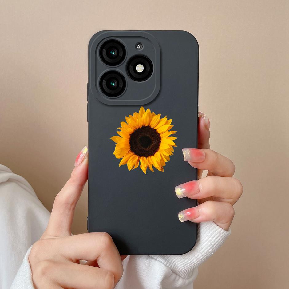 For Tecno Itel A70 Phone Case Cool Girl Cartoons Pattern Liquid Silicone Shell For ItelA70 A 70 High-quality New Design Fundas