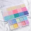 10-24 Colors Beads Jewelry Making Kits 2/3mm Colorful Glass Seed Beads for Kid Girl Bracelet Necklace DIY Kit Jewelry Making Set
