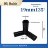Three-Dimensional Plastic Right Angle Joint Connector for Tent and Studio Accessories